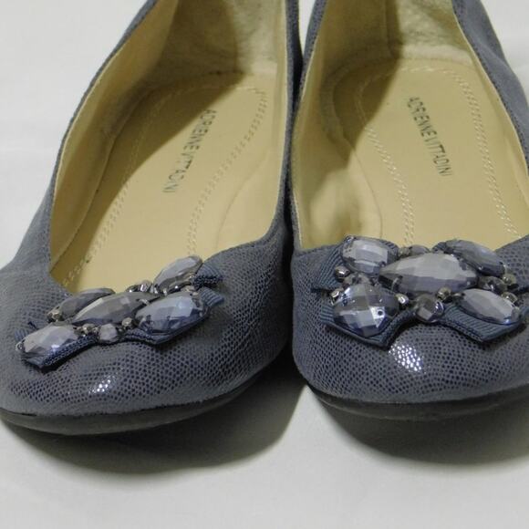 NWOB Adrienne Vittadini Embellished Ballet Flats - Picture 5 of 7